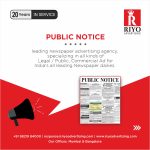 Your Public Notice Classified Ads in Mumbai Newspapers