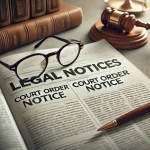 Court Order Notice Newspaper Ads