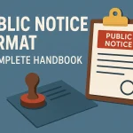 Public Notice Format