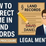 How to Correct Name in Land Records Complete Procedure Name Correction Legal Mentor