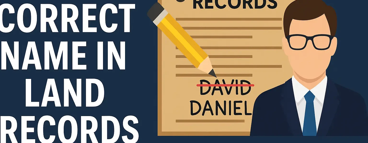 How to Correct Name in Land Records Complete Procedure Name Correction Legal Mentor