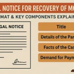 Legal Notice for Recovery of Money - Format & Key Components Explained