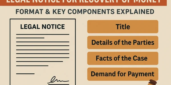 Legal Notice for Recovery of Money - Format & Key Components Explained