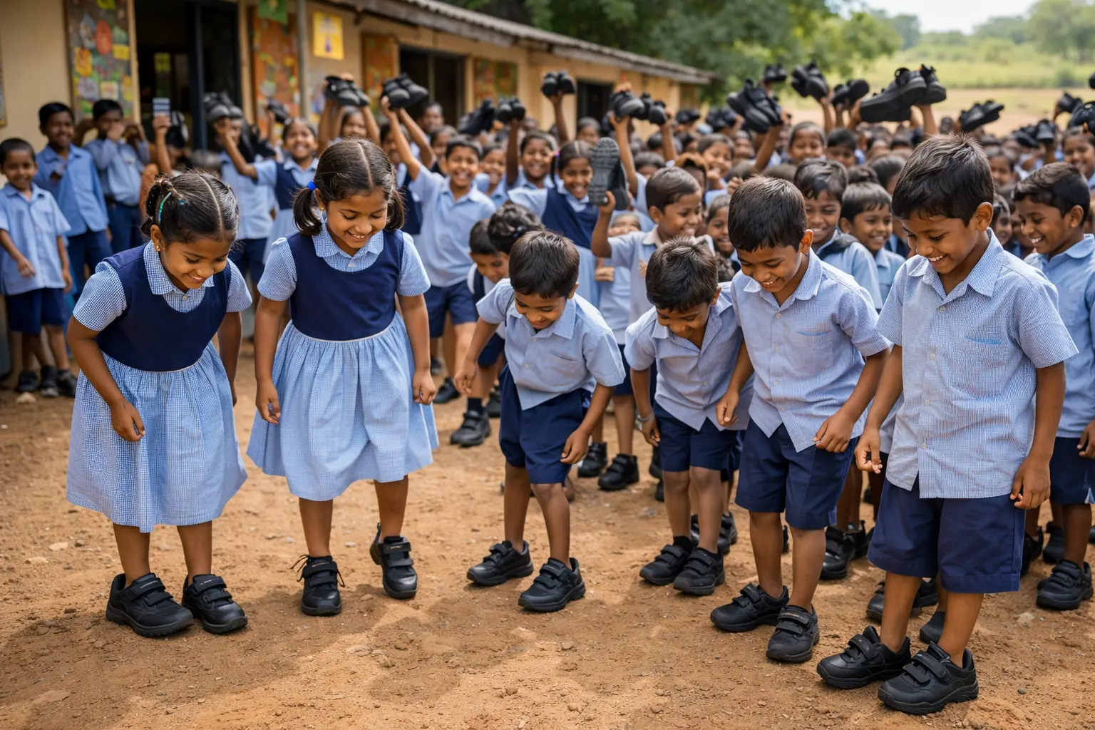 Footprints of Hope: How a Simple Shoe Drive Changed Lives in Zirad