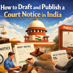 How to Draft and Publish a Court Notice in India Without the Hassle