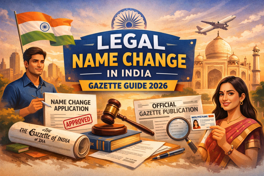 How to Change Name Legally in India: Gazette Notification Guide 2026
