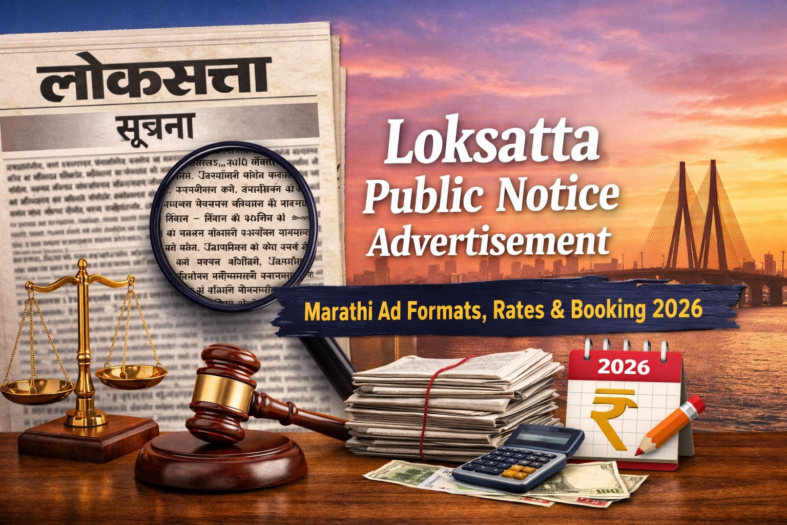 Loksatta Public Notice Advertisement