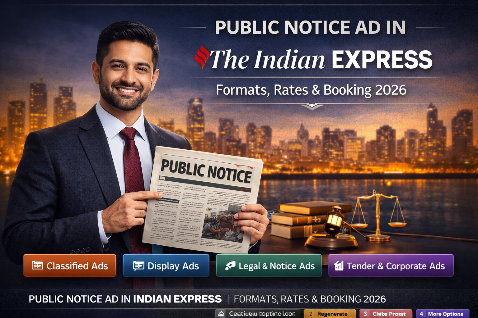 Public Notice Ad Indian Express