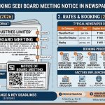 Book Board Meeting Notice in Newspapers | SEBI Formats & Rates 2026
