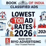 Book Times of India Classified Ads | Lowest TOI Ad Rates 2026 — Public-noticeads.in