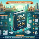 Book Public Notice Ad in Bangalore | 2026 Rates & Guide