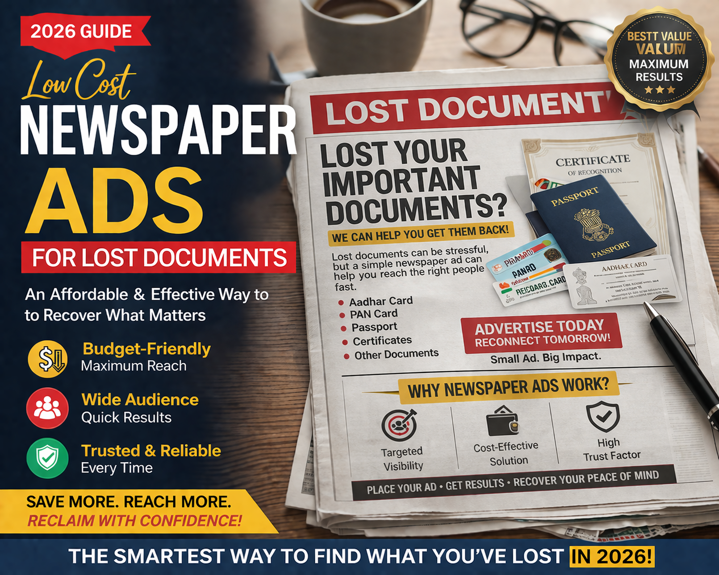Low Cost Newspaper Ads Legal Notices-2026