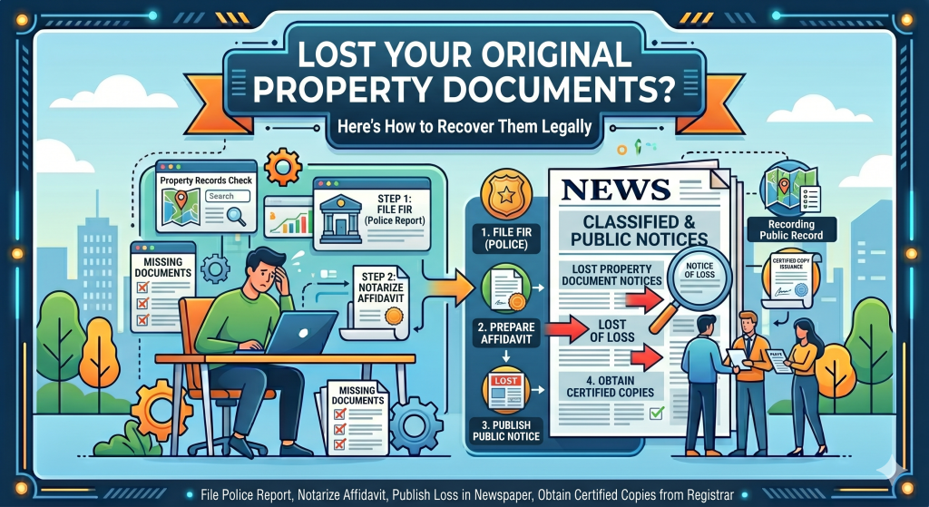 Lost Your Original Property Documents? Here’s How to Recover Them Legally