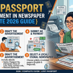 Lost Passport Advertisement Newspaper Guide-2026