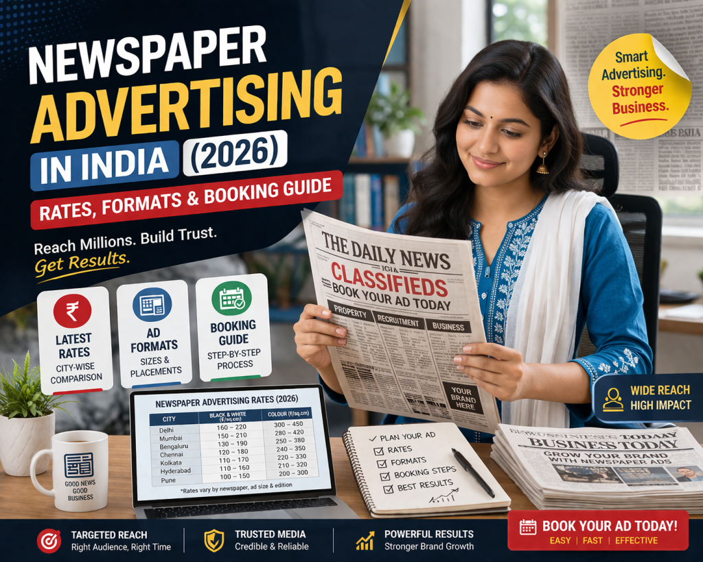 Newspaper Advertising India Guide-2026