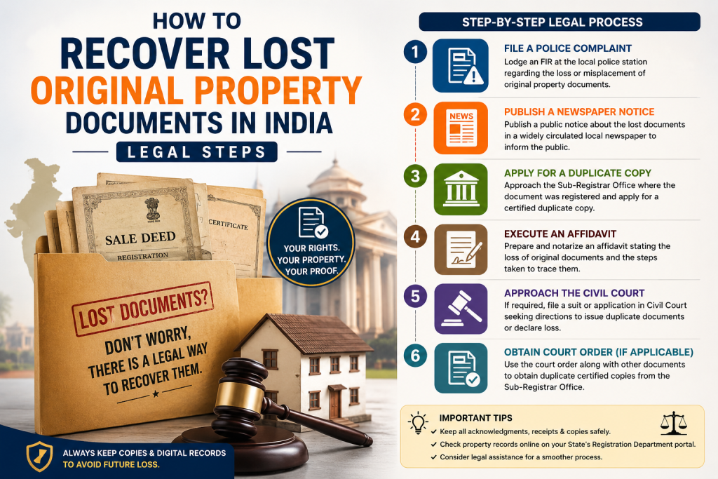 Recover Lost Original Property Documents
