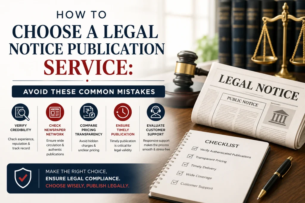 How to Choose a Legal Notice Publication Service: 5 Mistakes to Avoid