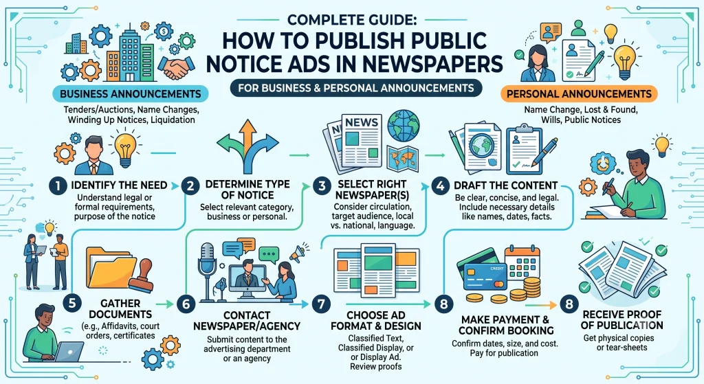 How to Publish a Public Notice Ad in Newspaper 2026