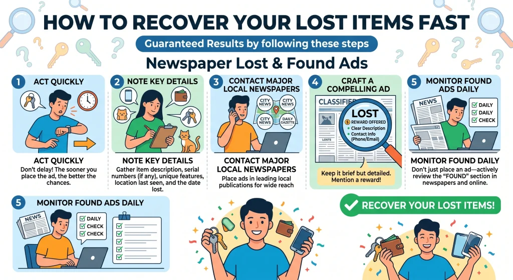 Lost and Found Ads in Newspaper: Complete Guide 2026