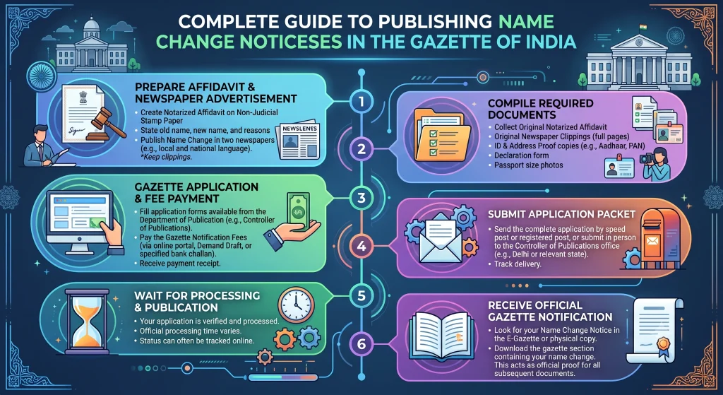 Name Change Gazette in India: Complete Guide 2026