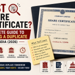 lost share certificate duplicate guide india 2026