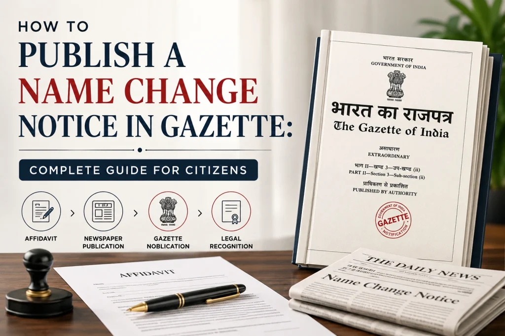 How to Publish a Name Change Notice in the Gazette: Step-by-Step Guide