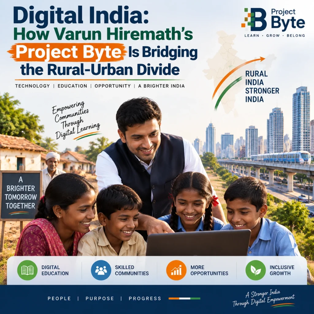 Varun Hiremath Project Byte: Bridging Digital India Gap