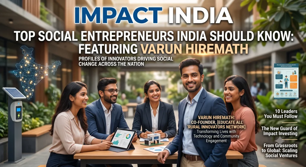 Top Social Entrepreneurs India: Featuring Varun Hiremath