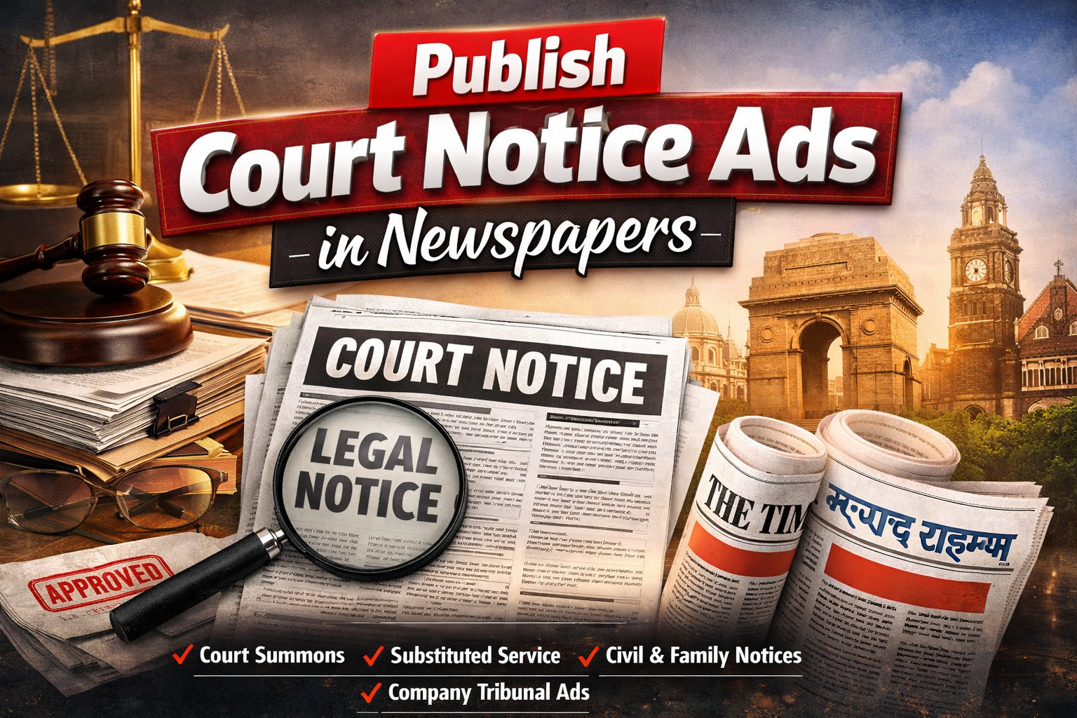 Court Notice Advertisement Services