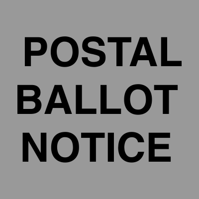 Postal Ballot Notice notice ads | Ahmedabad Newspapers